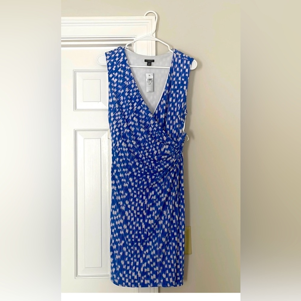 Ann Taylor Wrap Dress, royal blue